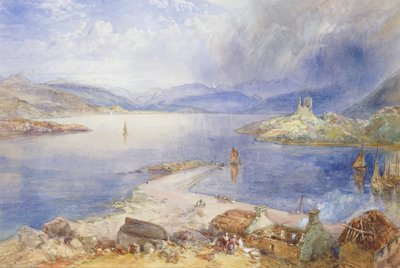 Kyleakin, Skye, 1866 by William Crimea Simpson